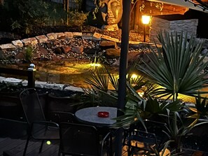 Outdoor dining - The vacation apartment right at the gates of Heidelberg (Sandhausen)