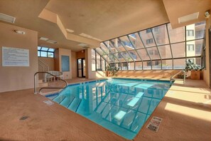 Indoor pool, a heated pool