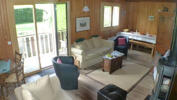 Télévision, cheminée