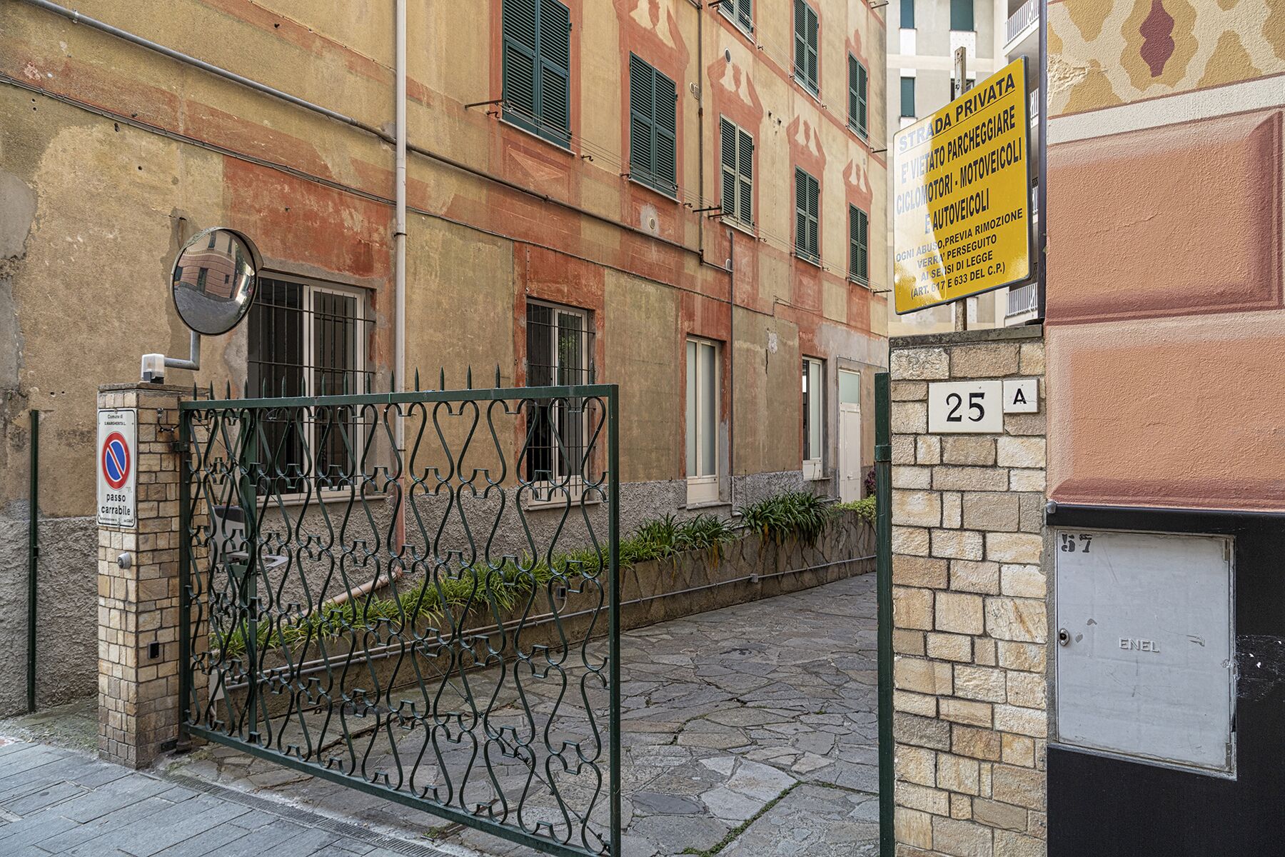 Entrée de l’hébergement 