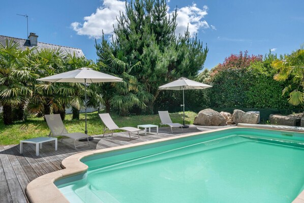 Pool - Superb house for 8 in Crach with swimming pool (Crach)