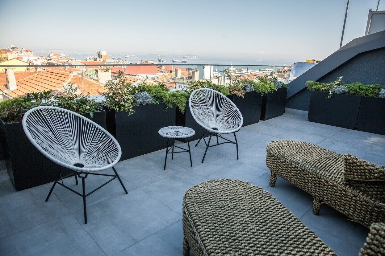 スーペリア ダブルルーム テラス シービュー | ミニバー、セーフティボックス (室内)、デスク、ノートパソコン用作業スペース