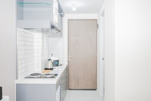 Room | Free WiFi, bed sheets - Elegant with Brand New at Studio Emerald Bintaro Apartment (South Tangerang)