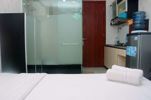 Living room - Best Simply Studio Apartment at Saladdin Mansion (Depok)