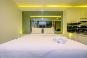 Wifi gratis y ropa de cama