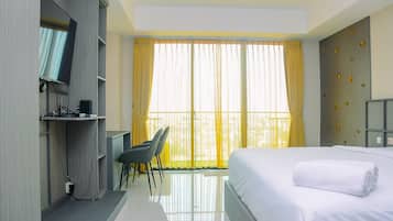 Kamar | Wi-Fi gratis dan seprai linen