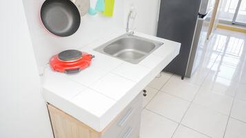 Room | Dapur peribadi | Peti sejuk, dapur, alat memasak/pinggan mangkuk/perkakas dapur