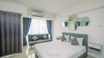 Quarto | Wi-Fi de cortesia, roupa de cama