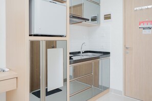 Room | Free WiFi, bed sheets - Fully Furnished with Elegant Design Studio Apartment B Residence (Pagedangan)