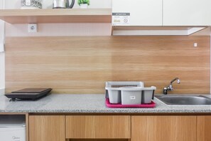 Kamar | Dapur pribadi | Lemari es, kompor, dan mesin pencuci piring