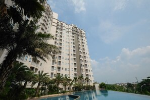 Exterior - Cozy and Comfortable Studio (No Kitchen) Apartment at Mustika Golf Residence (Cikarang)