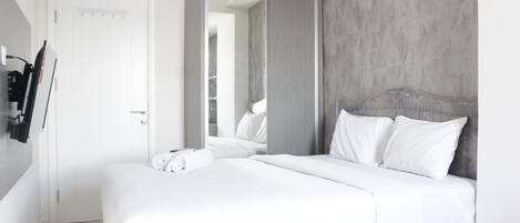 Chambre | 2 chambres, accès au Wi-Fi (inclus), literie fournie