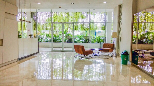Lobby - Comfortable 2BR Apartment at Bintaro Plaza Residence (South Tangerang)