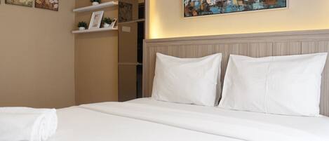 Wifi gratis y ropa de cama