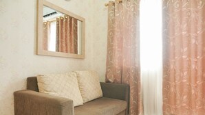 Room | 2 bedrooms, desk, free WiFi, bed sheets - Comfort 2BR Green Pramuka City Apartment near Shopping Center (Jakarta)
