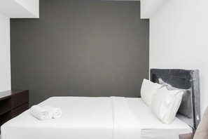 Room | 2 bedrooms, free WiFi, bed sheets - Dapper 2BR at Baileys Apartment (South Tangerang)