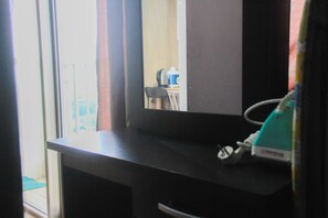Room | Free WiFi, bed sheets - Comfy Studio at Annora Living Apartment (Tangerang)