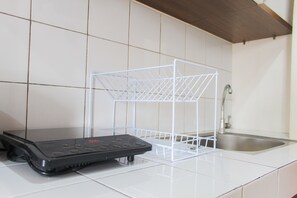 Room | Free WiFi, bed sheets - Homey and Cozy Living Studio at Margonda Residence 2 Apartment (Depok)