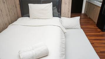 Wifi gratis y ropa de cama