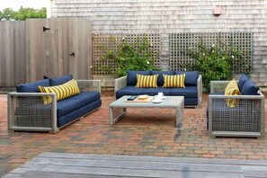 Terrace/patio - Luxurious Nantucket Getaway | Heated Pool (Nantucket)