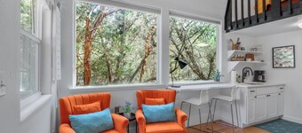 The Driftwoods - Orange Tiny House | Unique Glamping Experience