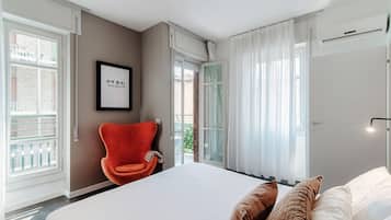 Departamento urbano | 2 habitaciones, ropa de cama de alta calidad y edredón