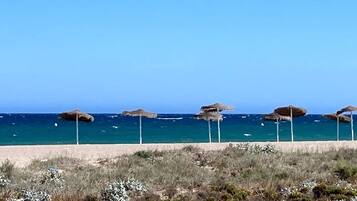 Accommodatie ligt op het strand