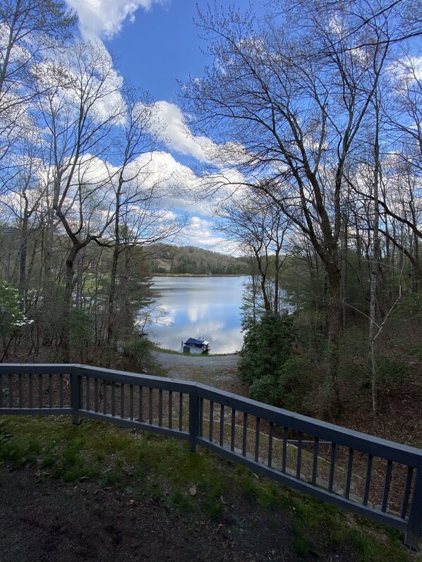 Blick von der Unterkunft