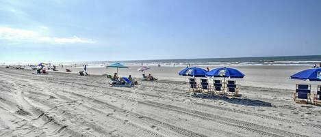 On the beach