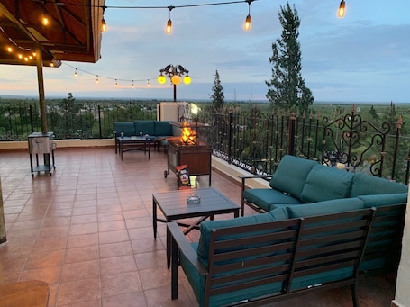 Terrace/patio. Hotel Fiesta Mexicana