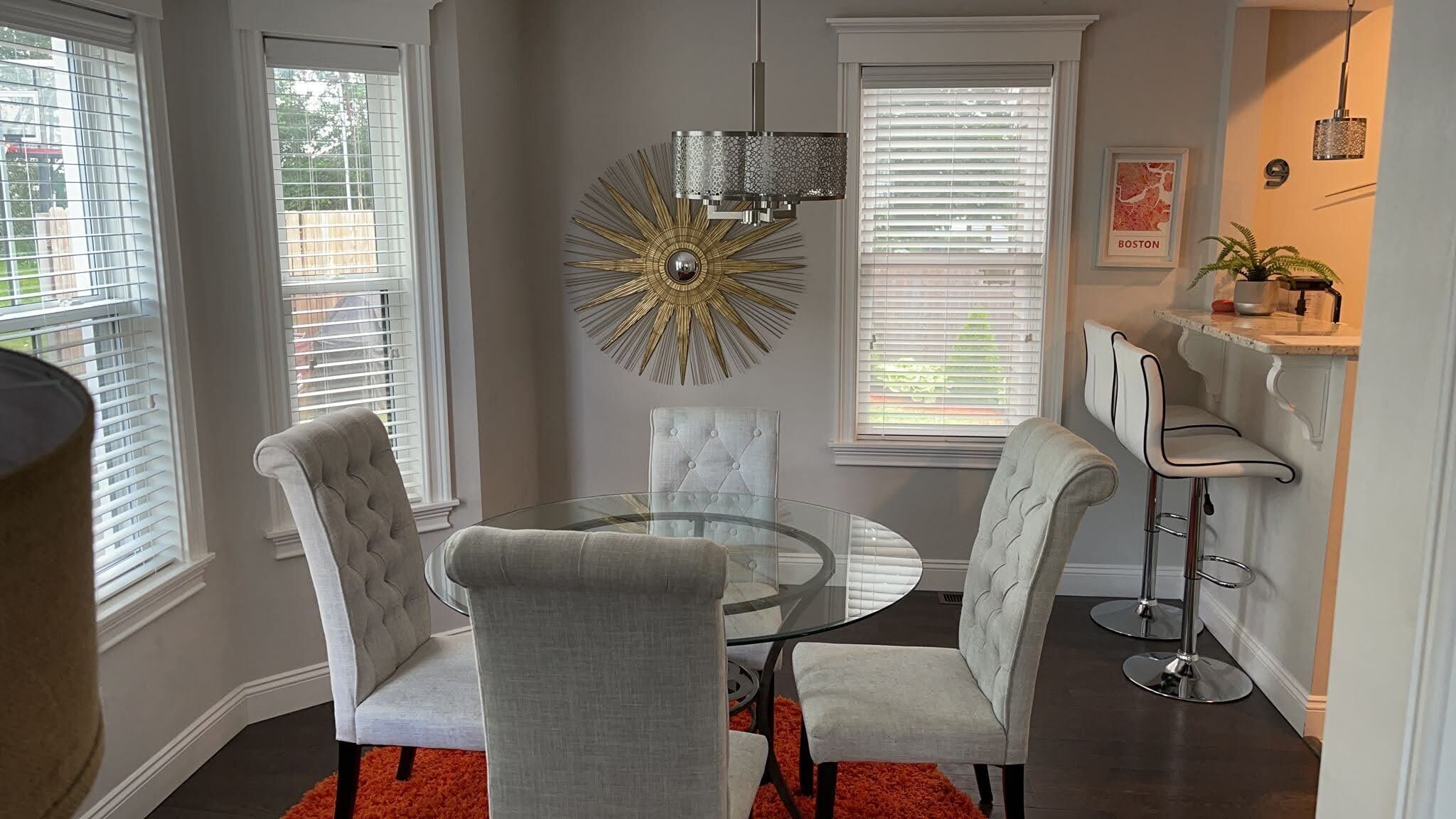 Unique & Modern 6 Bedroom Home close to Boston, Free Parking, Yard, 2 Units!