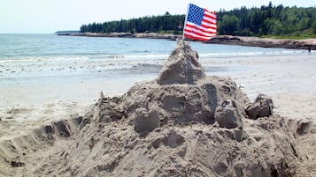 Private beach