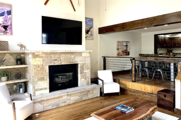 Spacious, open living area to gather with friends and family