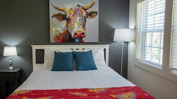 1 chambre, fer et planche à repasser, Wi-Fi, draps fournis