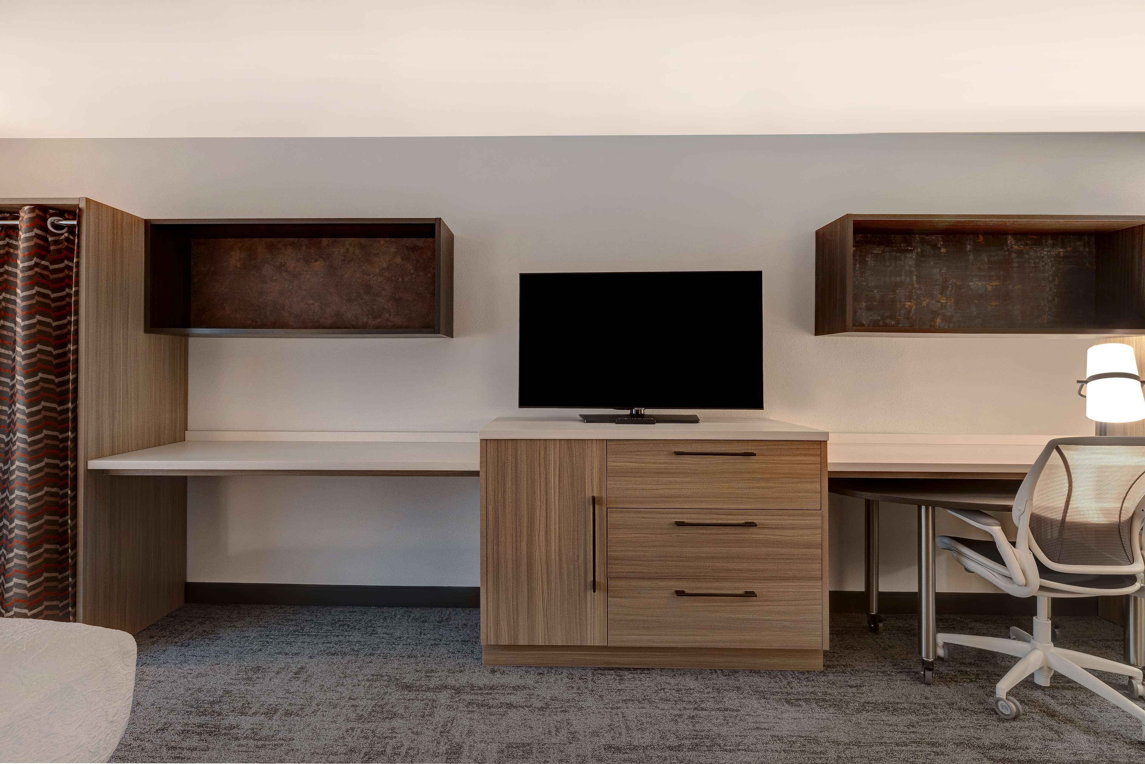 in-room safe, desk, laptop workspace, blackout curtains