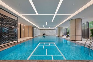 Indoor pool, outdoor pool