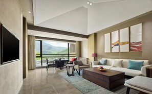 Deluxe Suite, 1 King Bed (Connecting Rooms) | View from room - Conrad Jiuzhaigou (Ngawa Autonomous Prefecture)