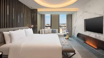 總統套房 | 高級寢具、迷你吧、客房內保險箱、獨特裝潢