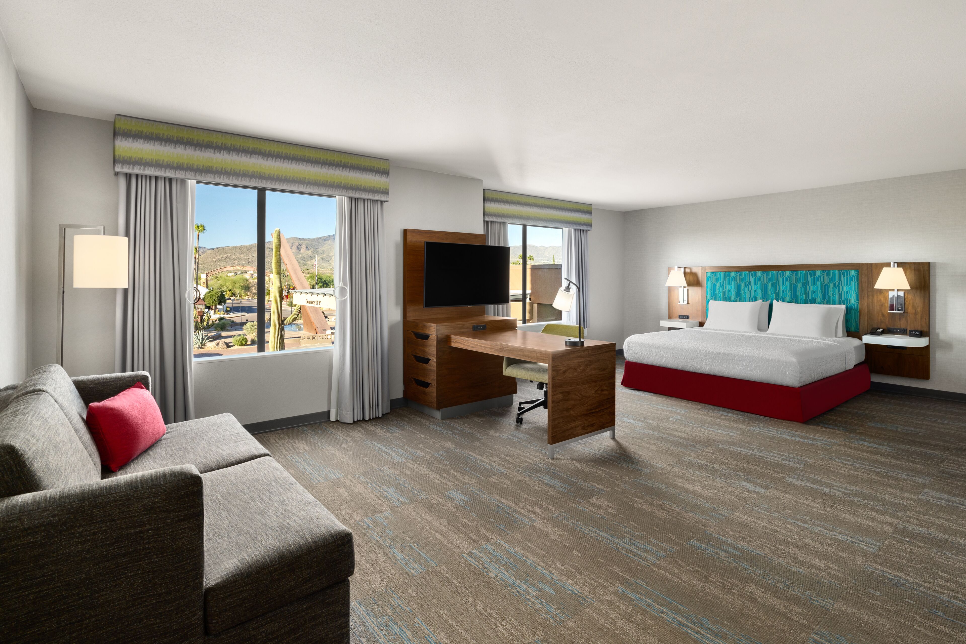 in-room safe, desk, blackout curtains, soundproofing