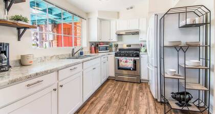 This centrally located 3 bedroom 2 bathroom features a full size pool and electric vehicle charging on site.