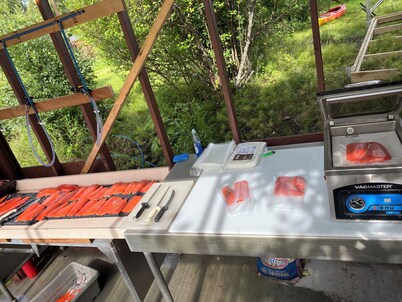 Kenai River Fishing Cabin #2 30 feet from the riverbank