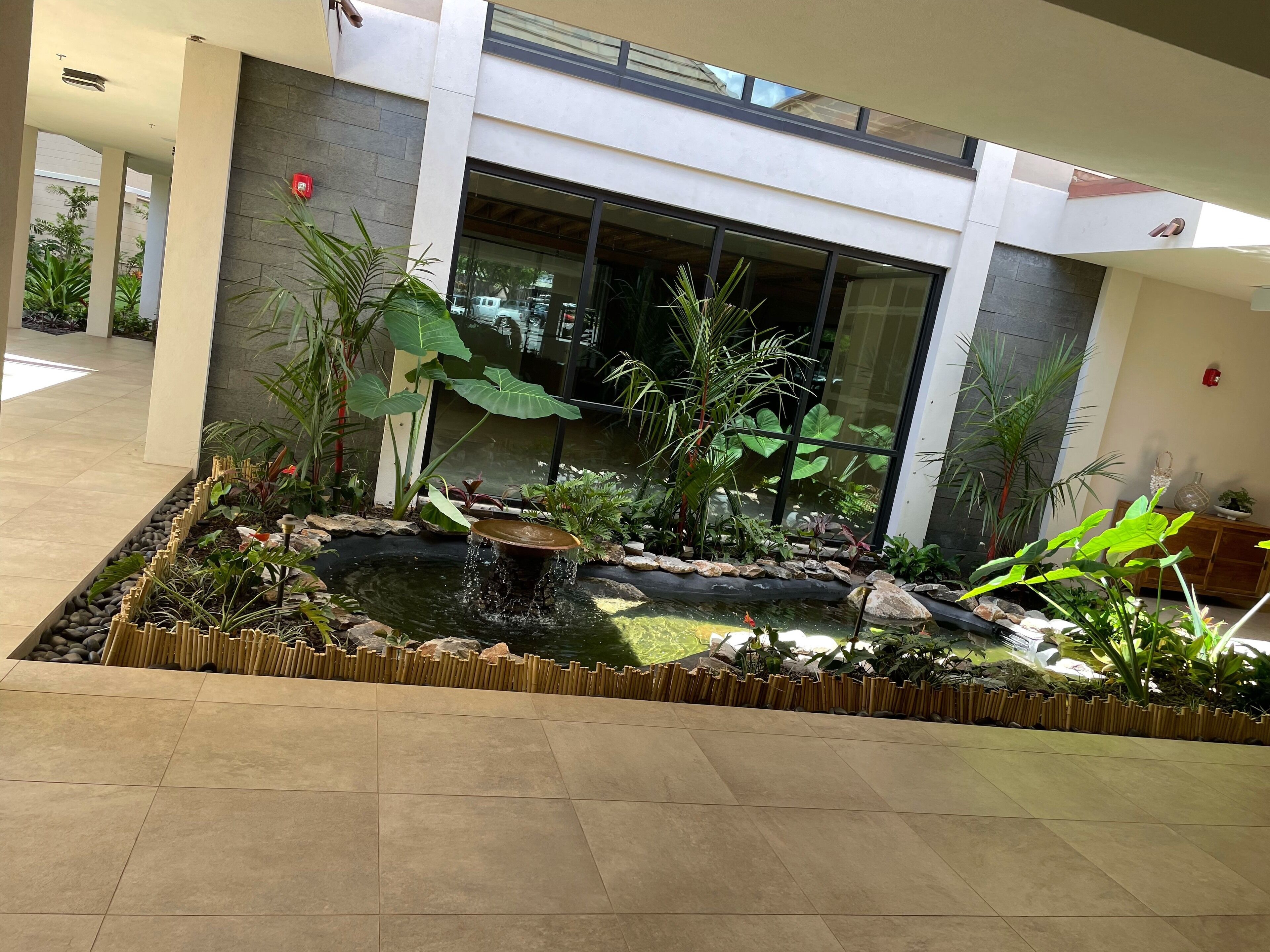 Enceinte de l’hébergement