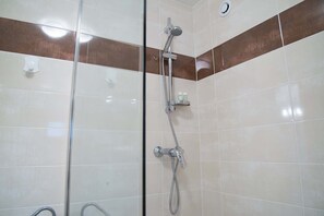 Shower, hair dryer