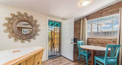 This centrally located 1 bedroom features a full size pool and electric vehicle charging on site.