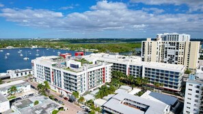 Enjoy stunning views of the marina from our rooftop terrace, offering easy access to water activities amidst lush surroundings.