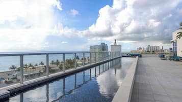 Una piscina riscaldata