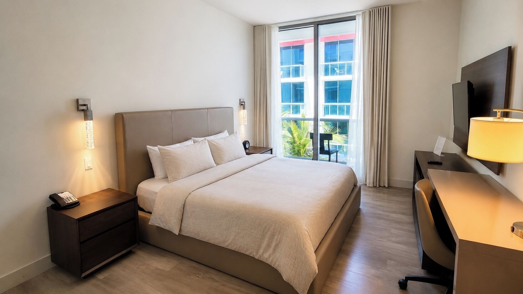 Desk, iron/ironing board, WiFi (free), bed sheets