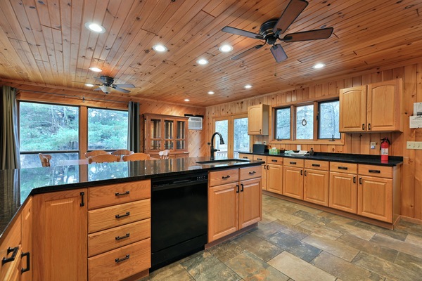 Room, Multiple Beds, Balcony | Private kitchen | Coffee/tea maker, fridge, microwave, oven
