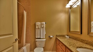 Condo, 1 Queen Bed with Sofa bed, Balcony | Bathroom - Unit 431b 1bd/ 1BA Efficiency Suite (Birchwood)