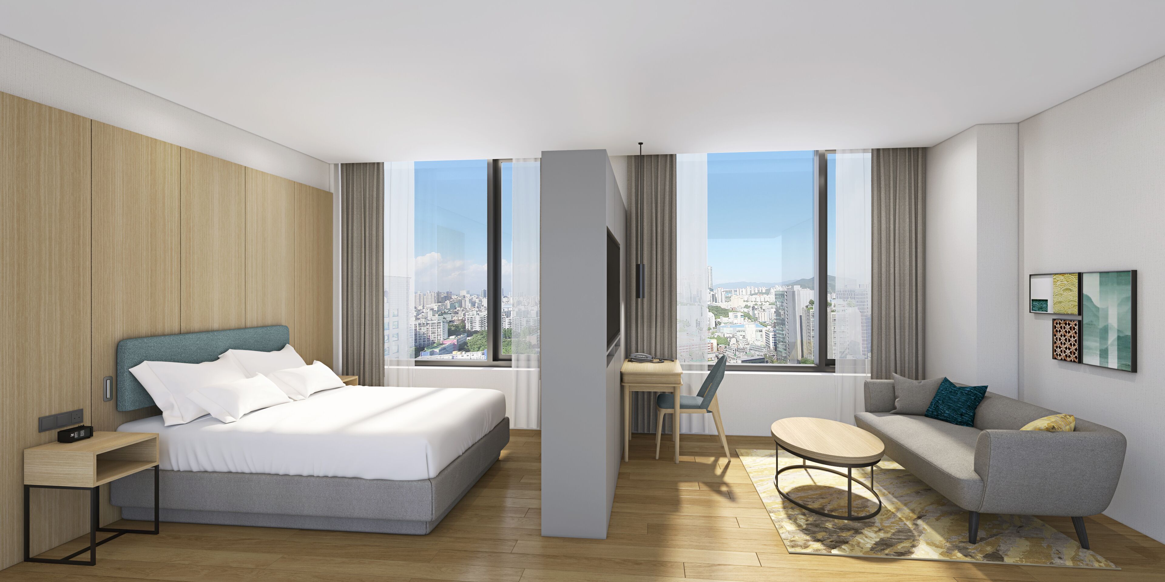 deluxe room, 1 king bed | in-room safe, blackout curtains, iron/ironing board